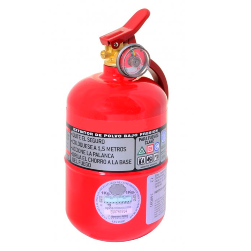 Extintor 1kg ABC Sop Y Sello IRAM 4" Mod Corto