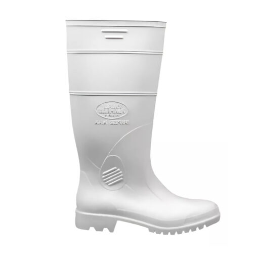 Bota Calfor Pampeana Sin Puntera Blanca 38-45