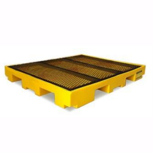 Bandeja antiderrame 100x120x15 cm base metalica 4 tam