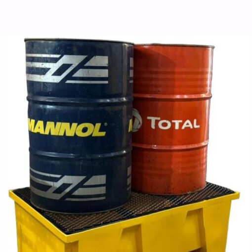 Bandeja antiderrame 80x120x45 cm base metalica 2 tamb