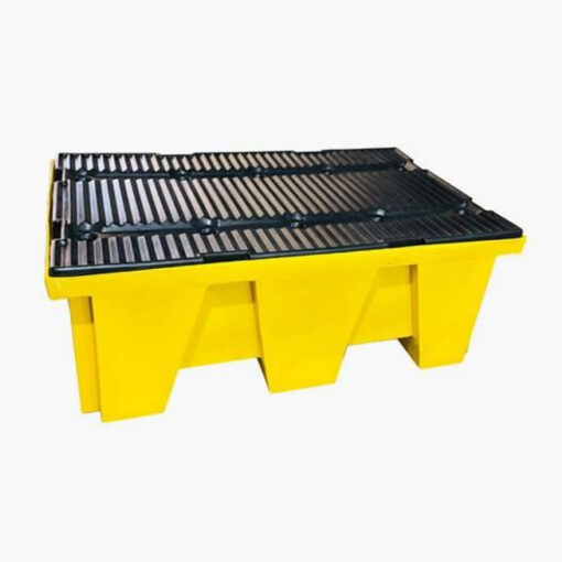 Bandeja antiderrame 80x120x45 cm base plastica 2 tamb